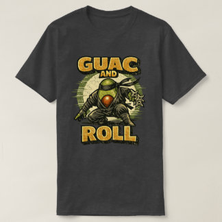 Avocado Ninja – GUAC AND ROLL Hero T-Shirt