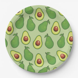 Avocado Paper Plate
