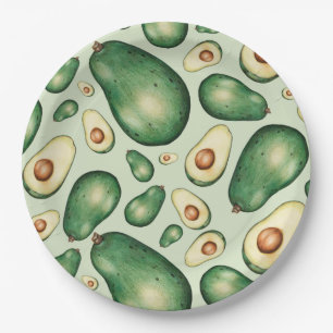 Avocado Paper Plate