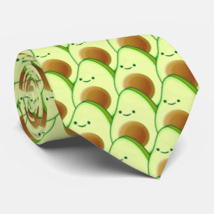Avocado Pattern All Over Neck Tie