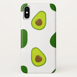 Avocado pattern iPhone x case