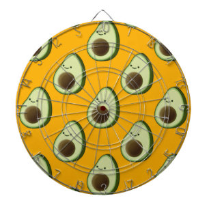 Avocado Pattern Dartboard