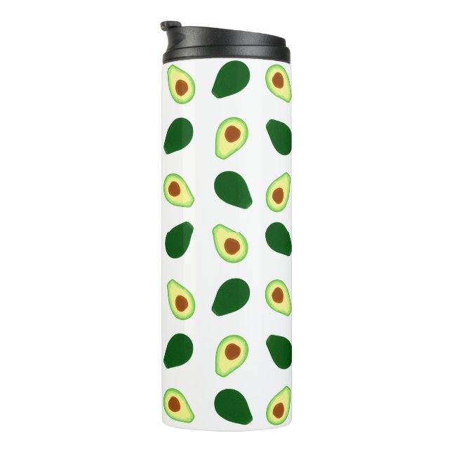 Avocado Pattern Printed Thermal Tumbler (Rotated Right)