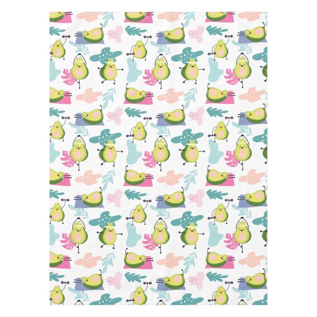 Avocado Pattern Tablecloth (Front)