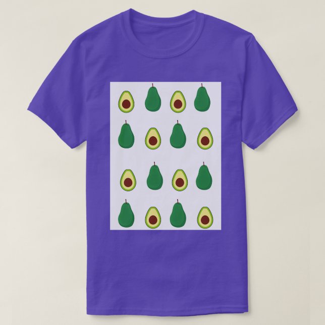 Avocado pattern White 2 T-Shirt (Design Front)