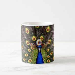 Avocado Peacock 11oz Coffee Mug