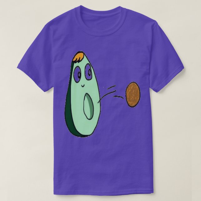 avocado playing ball 20 T-Shirt (Design Front)