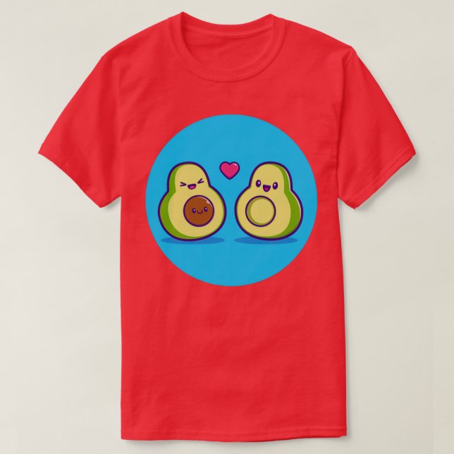 Avocado plush avocado couple T-Shirt (Design Front)