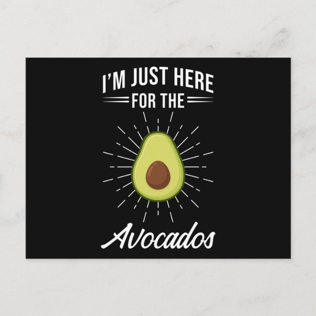Avocado Postcard (Front)