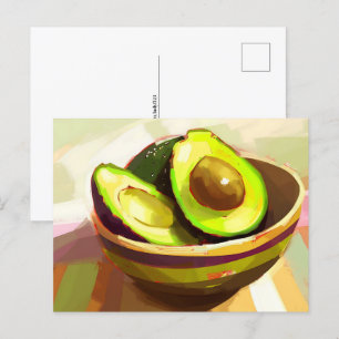 Avocado, Postcrossing Postcard
