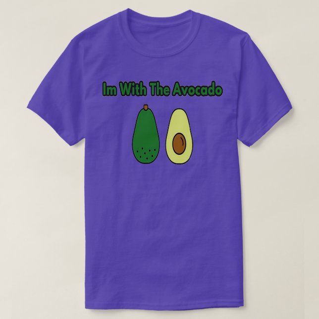 Avocado Pregnancy funny meme T-Shirt (Design Front)