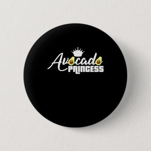 Avocado Princess 6 Cm Round Badge
