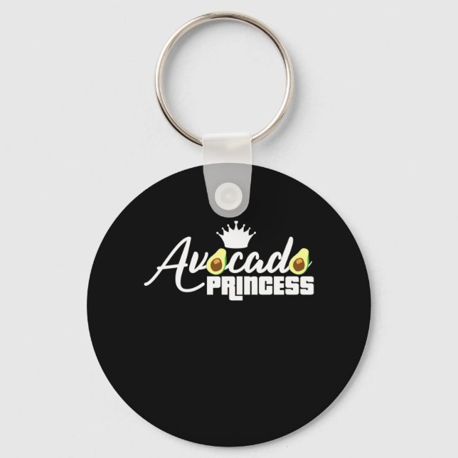 Avocado Princess Key Ring (Front)