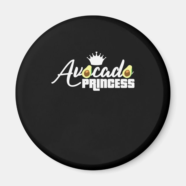 Avocado Princess Magnet (Front)