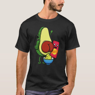 Avocado Pun Wordplay Healthy Eating Habit Vegan Ve T-Shirt