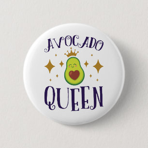 Avocado Queen 6 Cm Round Badge
