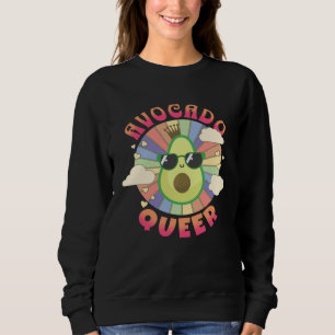Avocado Queer Gay and Lesbian  Fruits LGBT Pride Sweatshirt