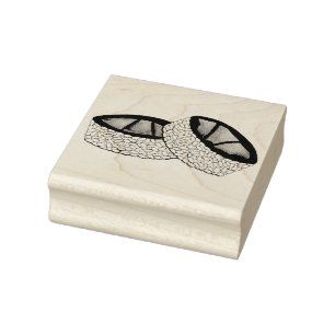 Avocado Roll Japanese Food Rice Sushi Restaurant Rubber Stamp
