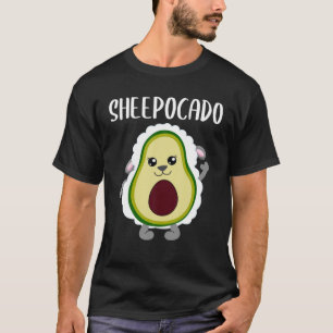 Avocado Sheep Funny Food Vegetable Vegan Vegetaria T-Shirt