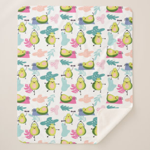 Avocado Sherpa Blanket