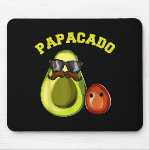 Avocado Shirt For Men, Papacado Pregnancy Announce Mouse Pad