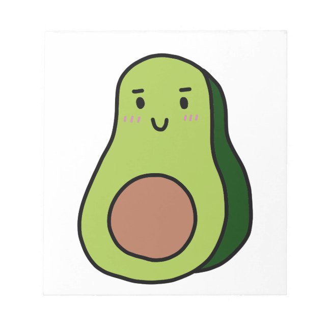 AVOCADO shirts, accessories, CUTE! Notepad (Front)