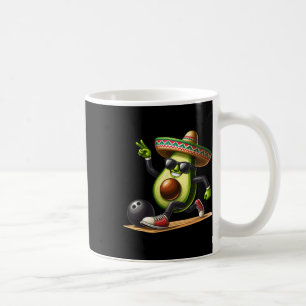 Avocado Showing Bowling Skills Cinco De Mayo Funny Coffee Mug