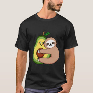 Avocado Sloth Guacamole Lover Avocados Eater Graph T-Shirt