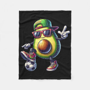 Avocado Soccer Cool Player Urbyn Street Fleece Blanket