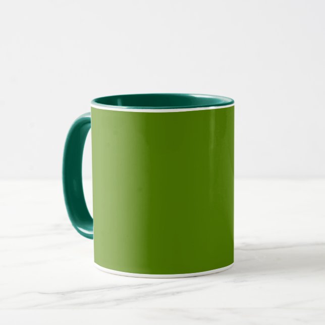 Avocado (solid colour) mug (Front Left)