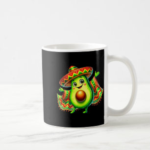 Avocado Sombrero Poncho Cinco De Mayo Boys Kids Me Coffee Mug