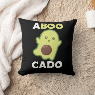 Avocado Spirit For Halloween Funny Avocados Throw  Cushion