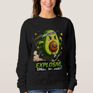 Avocado Sprint Mode Cardio Runner Fitness Tee