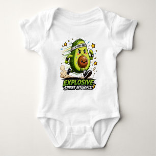 Avocado Sprint Mode Cardio Runner Fitness Tee
