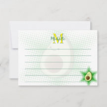 Avocado Superstar Custom Monogram Lined