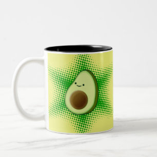 Avocado Superstar Two-Tone Coffee Mug