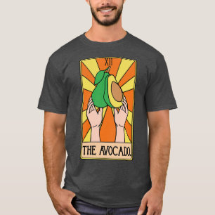 Avocado Tarot Card Funny  T-Shirt