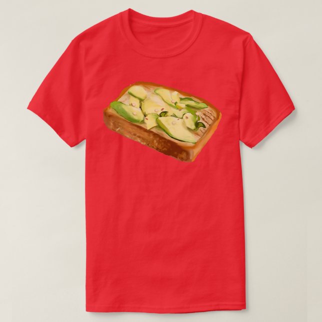 Avocado Toast 1 2 T-Shirt (Design Front)