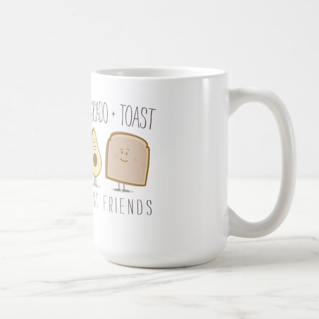 Avocado + Toast Best Friends Funny Mug (Right)