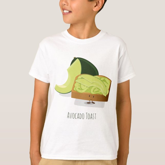Avocado Toast cartoon | Kid’s t-shirt (Front)