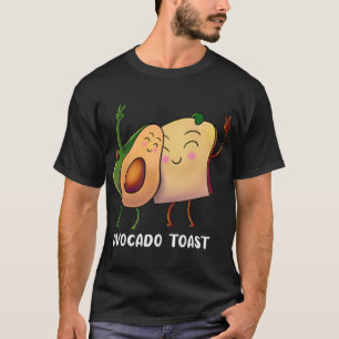 Avocado Toast - Fruit Alligator Pear Bread Vegan V T-Shirt