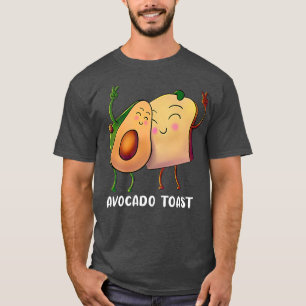 Avocado Toast Fruit Alligator Pear Bread Vegan Ve T-Shirt