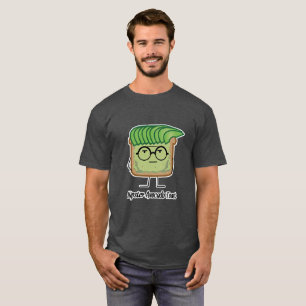 Avocado Toast Hipster glasses greaser hair T-Shirt