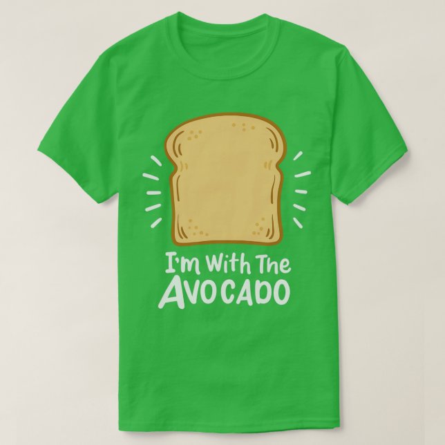Avocado Toast Lover Guacamole Avo Humour Gift T-Shirt (Design Front)
