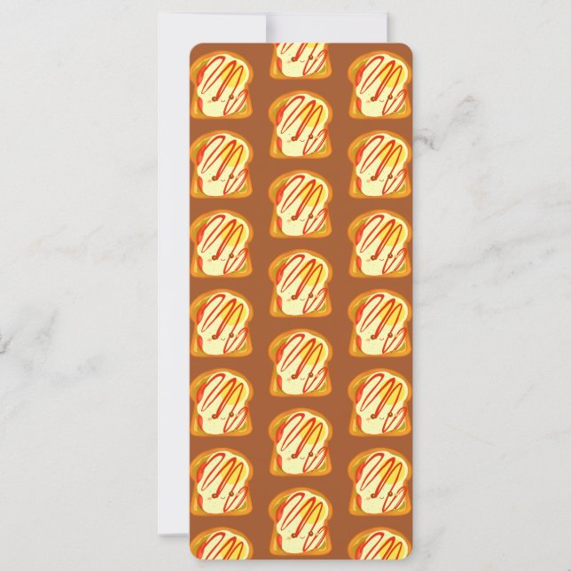 Avocado Toast With Egg And Tomato Flat Card (Front)