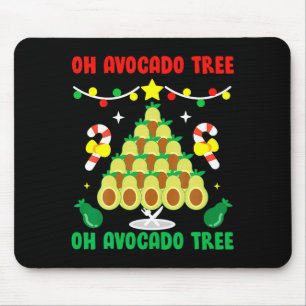 Avocado Tree Funny Food Vegan Christmas Gift Mouse Pad