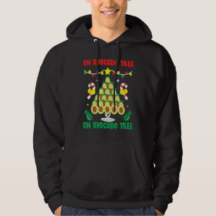 Avocado Tree Funny Food Vegan Christmas Hoodie