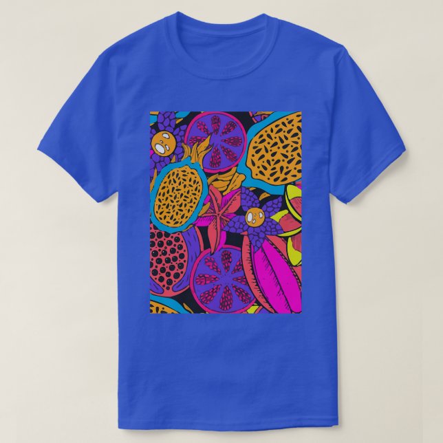 Avocado Tropical Exotic Tropical Ornamen T-Shirt (Design Front)