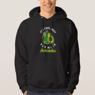 Avocado Vegan Food Hoodie