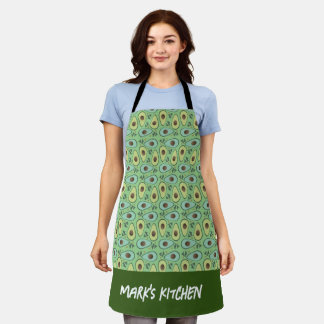 Avocado Vegetable Fruit Chef Kitchen Apron